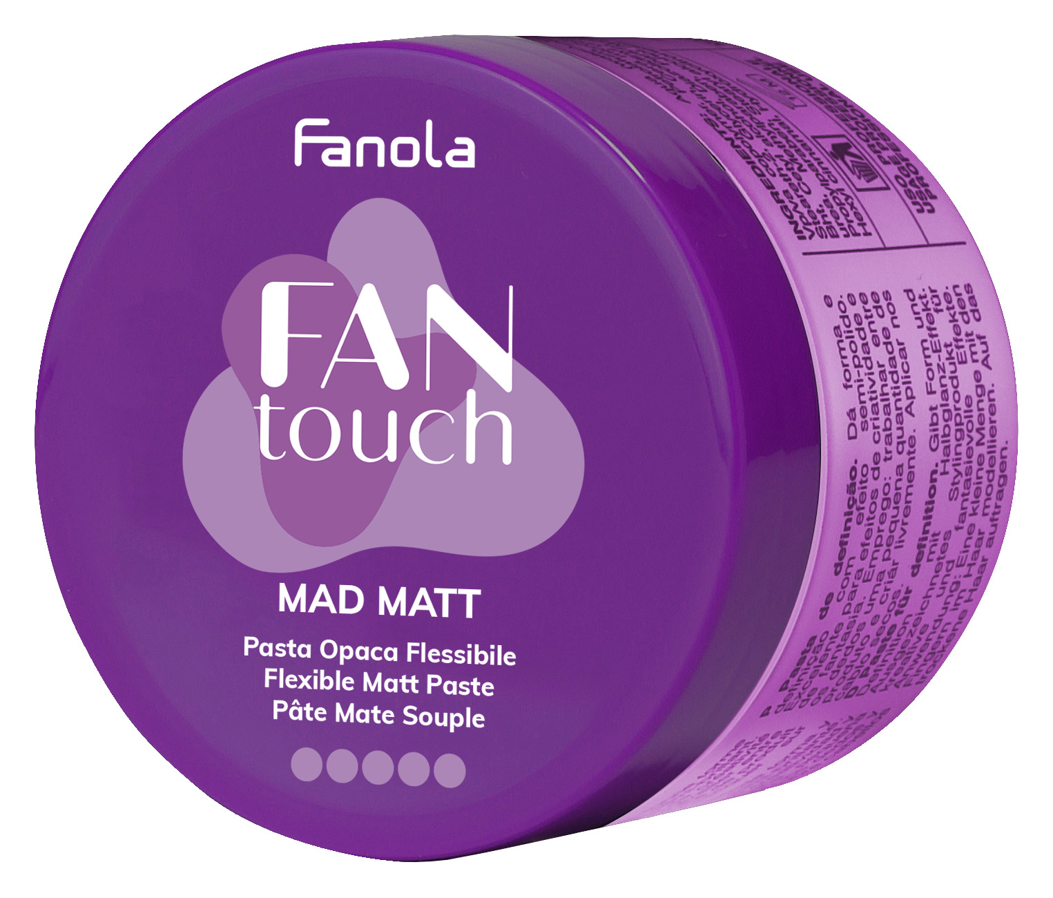 Fanola Fantouch Mad Matt Flexible Matt Paste — еластична матова паста для волосся, 100 мл